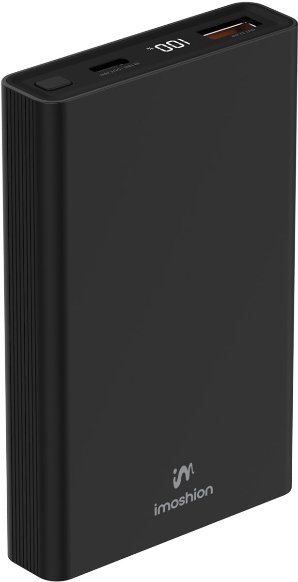 imoshion Mini Powerbank 10000 mAh Snellader Zwart - imoshion - €11,89