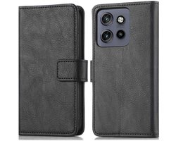 imoshion Hoesje - Geschikt voor Motorola Edge 60 Neo / Motorola ThinkPhone 25 / Motorola Edge 50 Neo - Luxe Bookcase - Zwart