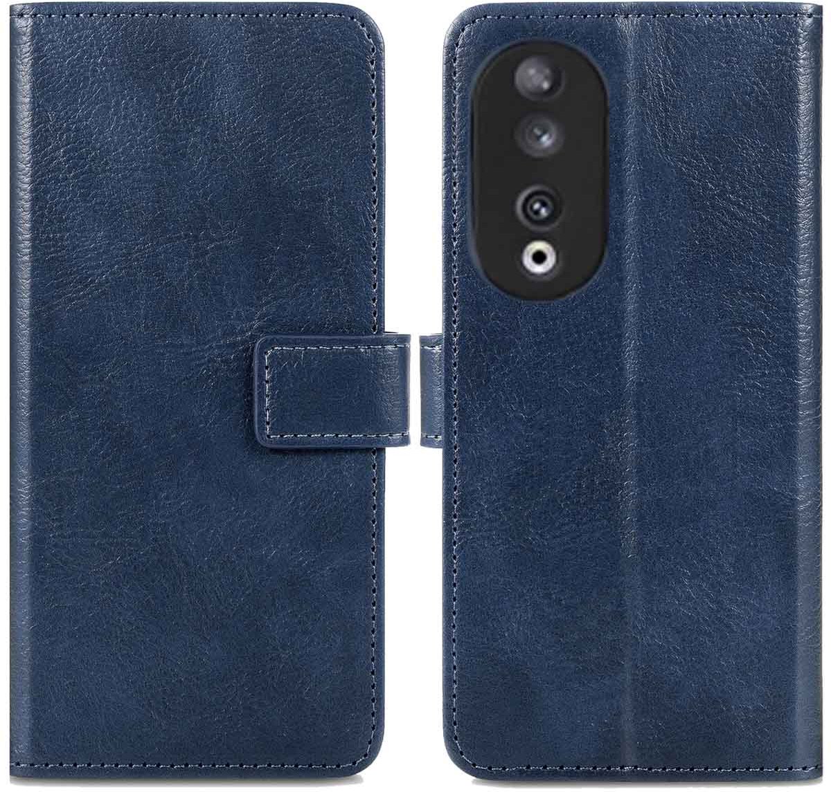 imoshion Hoesje - Geschikt voor Honor 90 - Luxe Bookcase - Donkerblauw