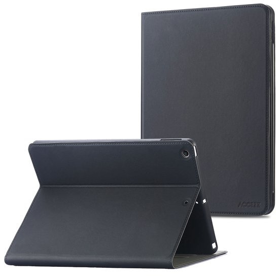 Étui pour tablette Accezz adapté pour iPad 10.2 (2020) / iPad 10.2 (2021) / iPad 10.2 (2019) - Étui pour tablette Accezz Classic - Zwart / Zwart