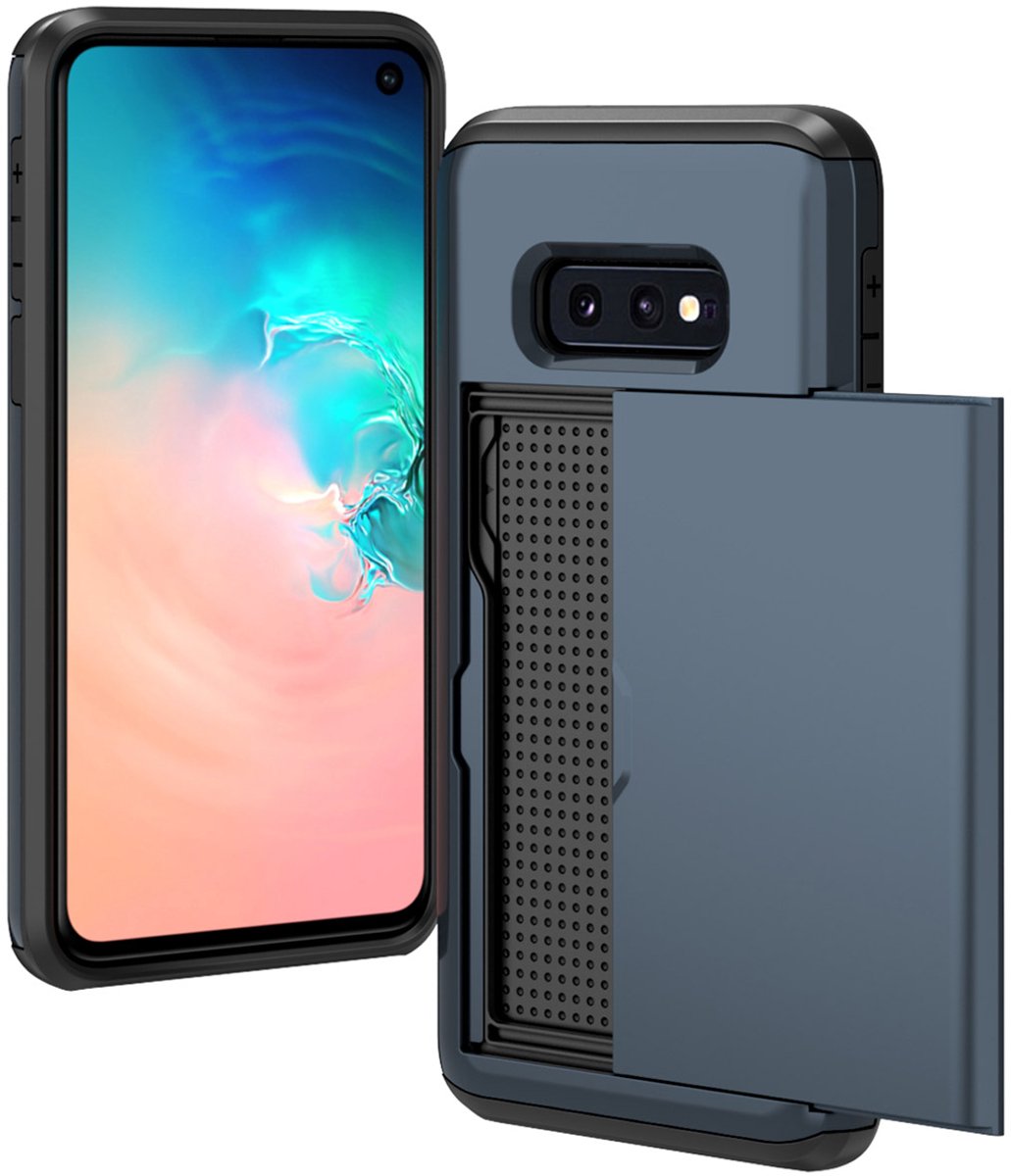 imoshion Hoesje met Pasjeshouder - Geschikt voor Samsung Galaxy S10e - Donkerblauw