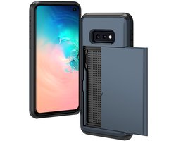 imoshion Hoesje met Pasjeshouder - Geschikt voor Samsung Galaxy S10e - Donkerblauw