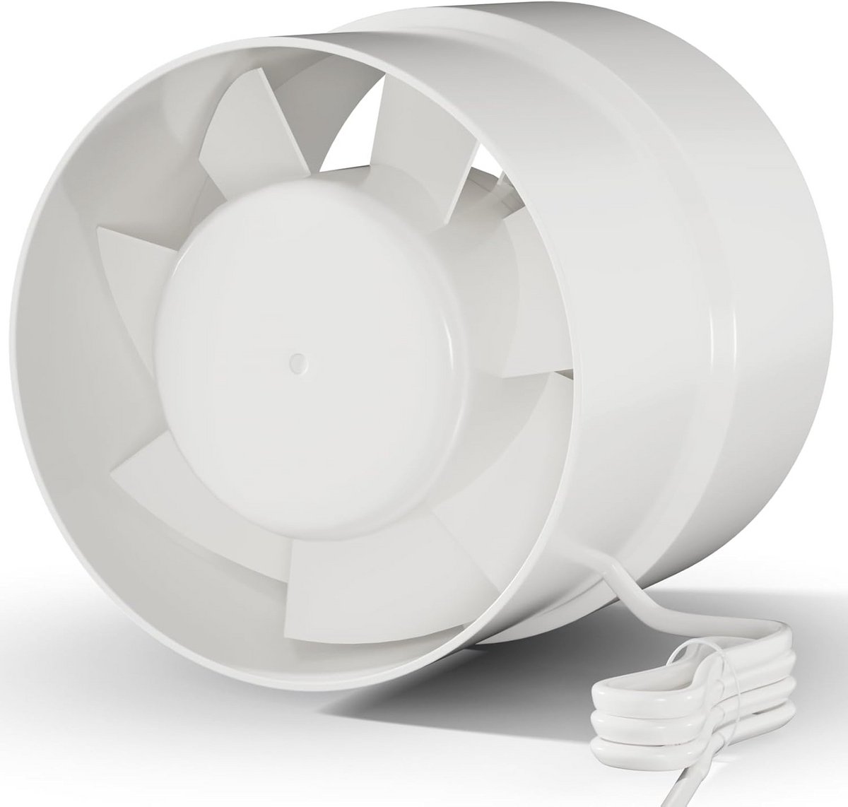 Buisventilator 150 mm - Stille Inline Ventilator voor Badkamer, Keuken en Garage - 320 m³/