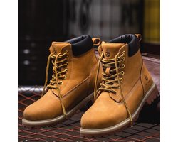 Waterdichte Stalen Teen Werklaarzen voor Heren - Duurzaam en Comfortabel voor Industrie en Bouw