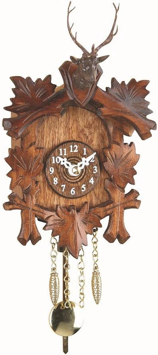 Miniatuur Zwarte Woud Klok met Veermechanisme