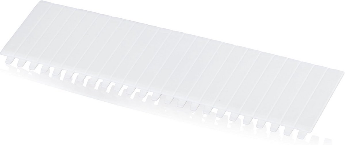 Afdekstroken 10 Stuks - Wit, 12 Modules voor Sleuven 46 mm