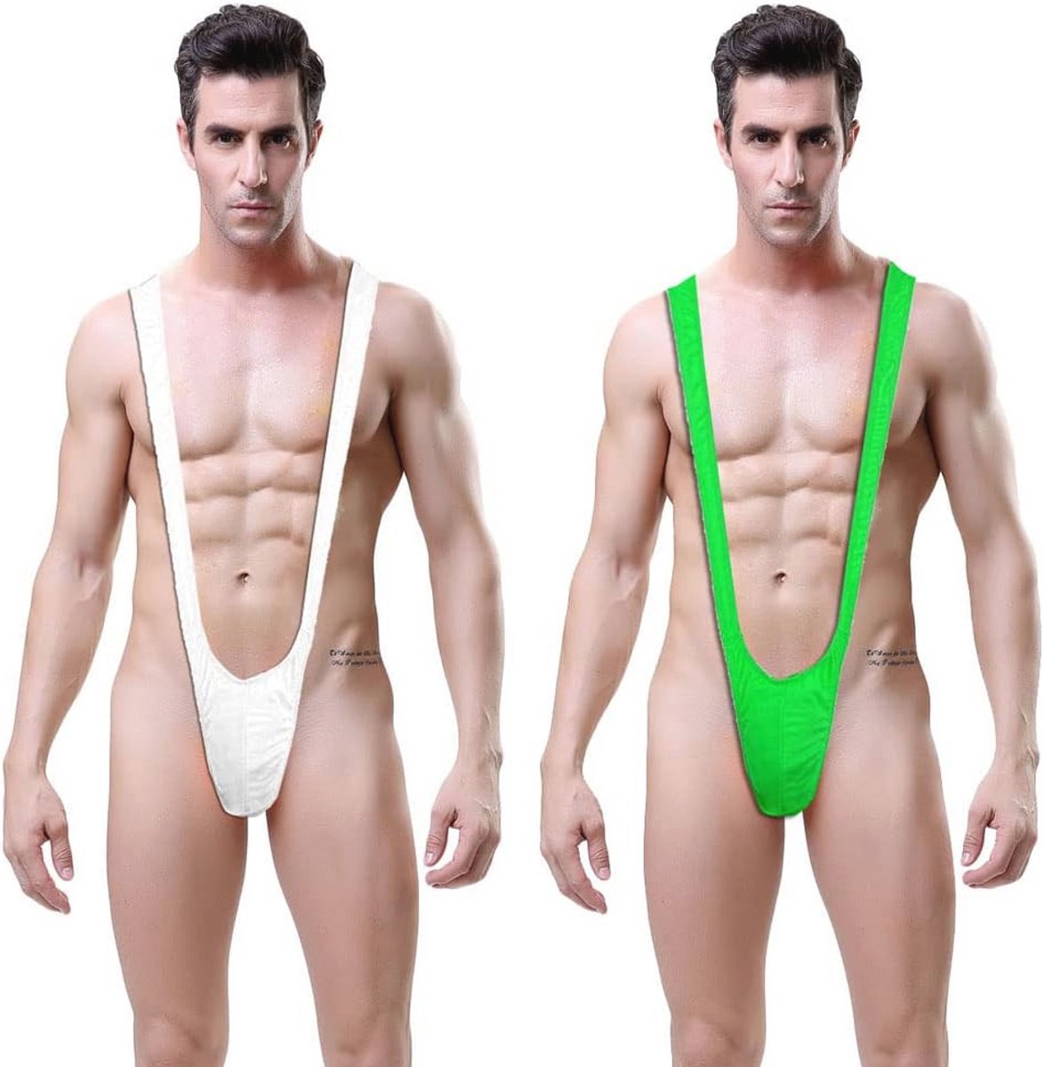 VemeFufu Heren Sexy String Tanga Ondergoed Mannen Hot Borat Mankini V-Strap String Elastische String Mannelijke Onderbroek