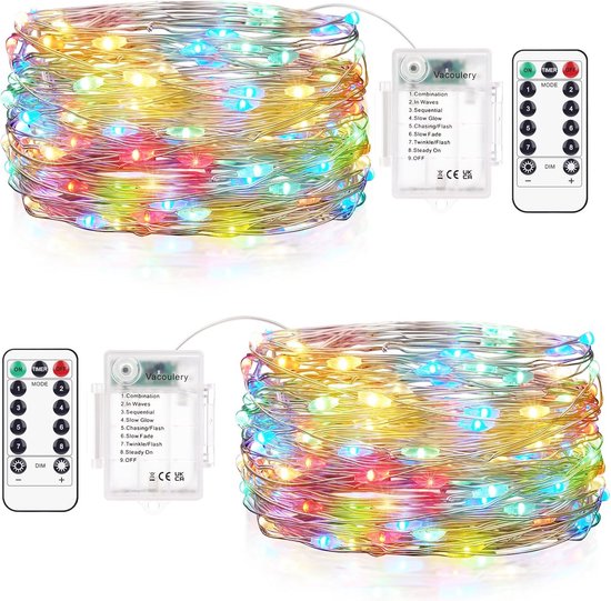 viva domo - Led-lichtsnoer Sneeuwvlokken, 95 cm