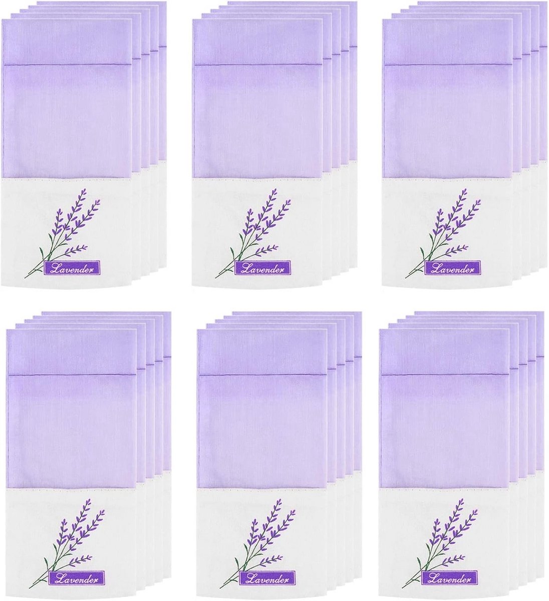 30 Stuks Lavendelzakjes Leeg – Organza Zakjes voor Geschenken, Specerijen en Decoratie