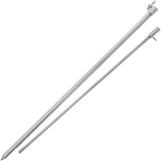 roestvrij stalen bankstick Large 50-90cm hengelhouder en hengelsteun — afbeelding 3