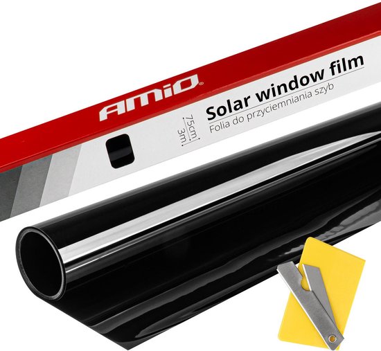 Film pour vitres de voiture - Solar Window Film Super Dark Zwart 0(5%)