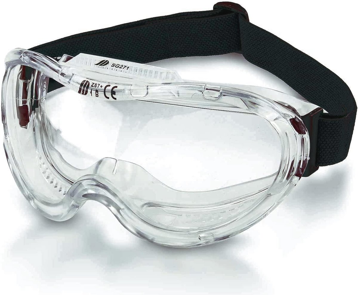 Beschermende Veiligheidsbril met Hoge Impact Lens en Comfortabel Frame