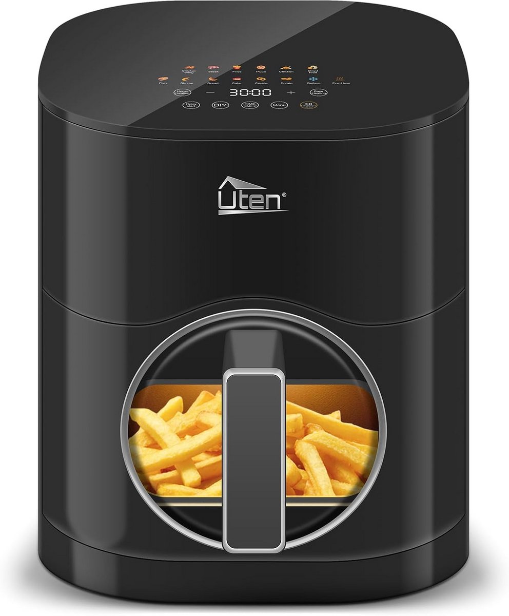 Dual Blaze Heteluchtfriteuse met Kijkvenster en Kleurenscherm - 5,5 L