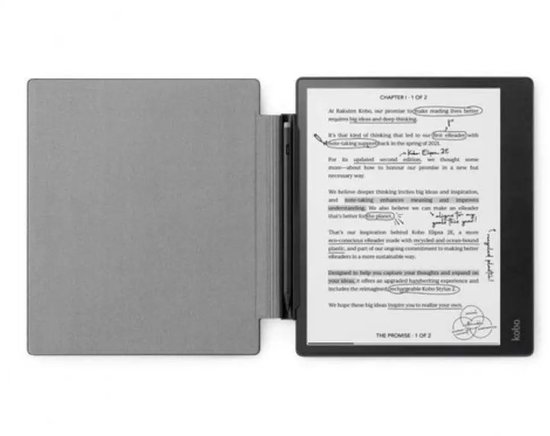 Kobo Elipsa 2E Hoes voor eReader- SleepCover - Zwart - Slaapfunctie van Kobo — afbeelding 3