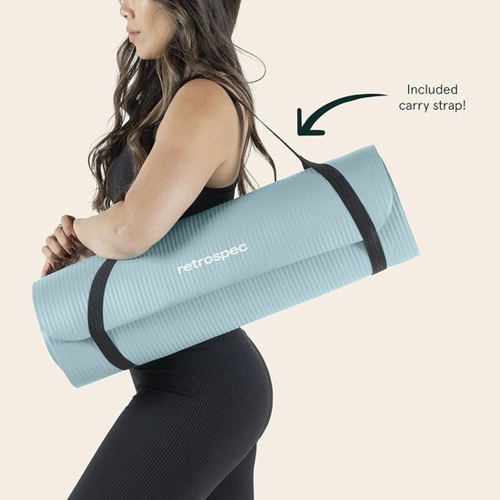Dikke Antislip Yogamat voor Yoga en Training - 2,5 cm en 1,5 cm — afbeelding 3