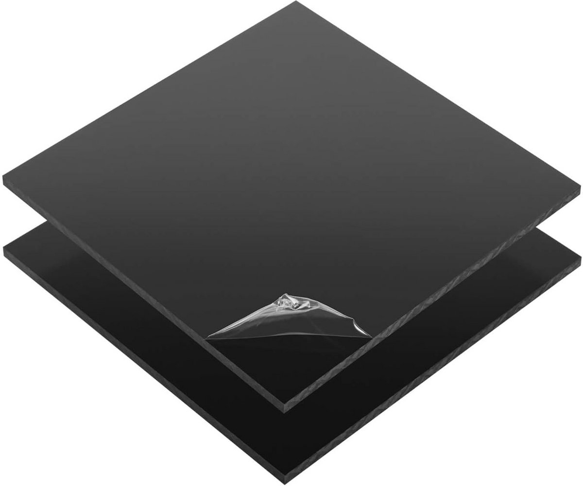 Kunststof ABS Plaat – Zwart of Wit | Diverse Formaten en Dikten 1-10 mm