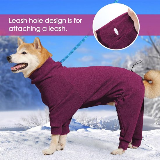Fleece Hondenjas voor Winter Warm en Verstelbaar Volledig Wasbaar en Fleece Hondenjas voor Winter Warm en Verstelbaar Volledig Wasbaar en