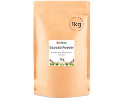 Baobab Poeder 1kg - Voor Gezichtsmasker, Lichaamspakking of Haarmasker - Puur en Onbewerkt