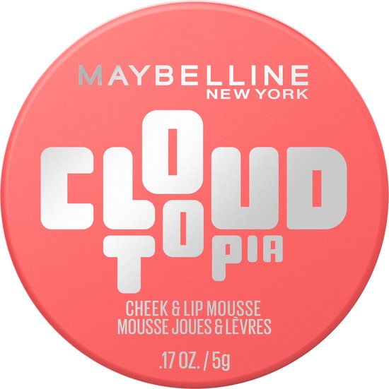 Maybelline New York - Cloudtopia - Blush Cream - Coral Ilusion - 5 Stralende tinten - 5gr