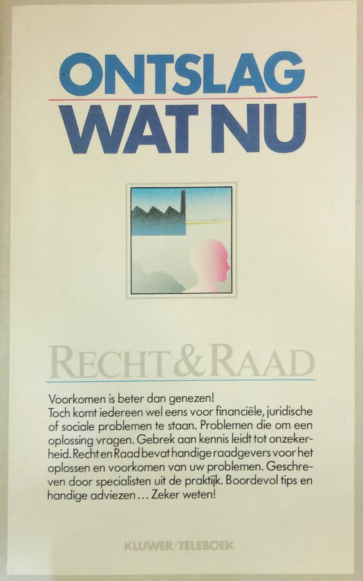 Ontslag wat nu - cover