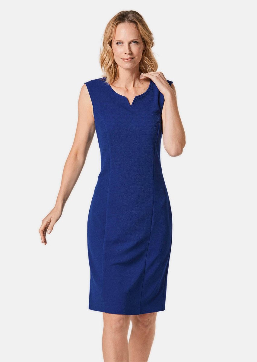 Goldner Jurk Gestructureerde jersey jurk