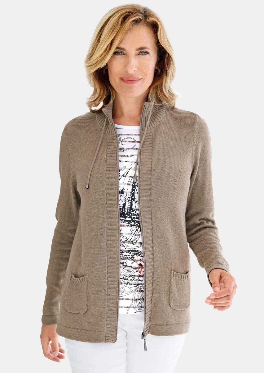 Goldner Vest Herfstvest met ritssluiting
