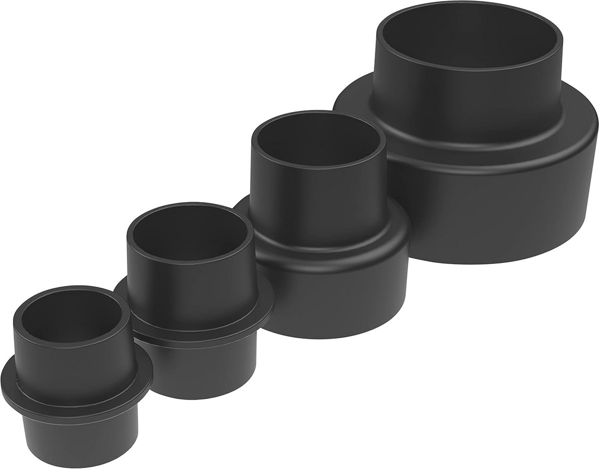 Adapterset voor afzuiginstallatie 4-delig 100-28 geschikt voor diverse modellen