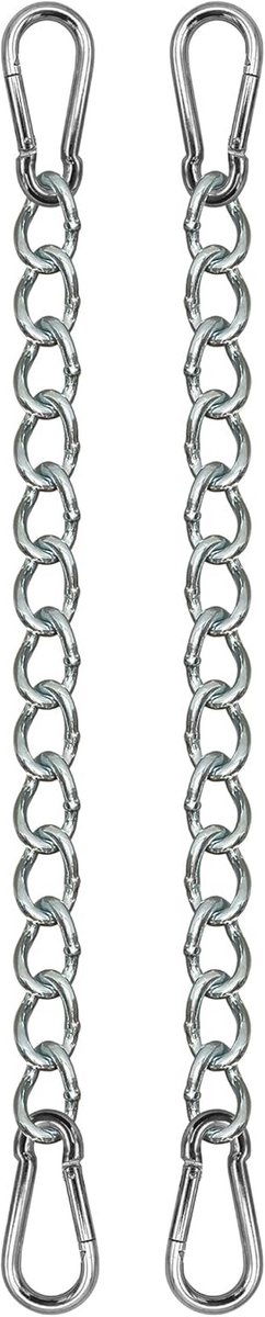 Verlengketting voor Hangstoel en Hangmat met Karabijnhaken - Dubbelpak 50 cm