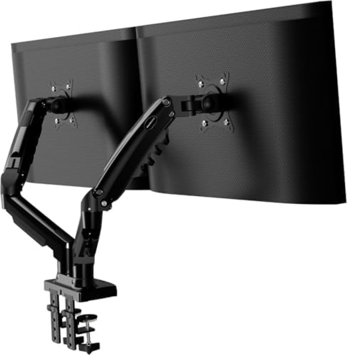 PromoHome Dubbele Monitorarm - Gasveerarm voor 19 tot 32 inch Schermen