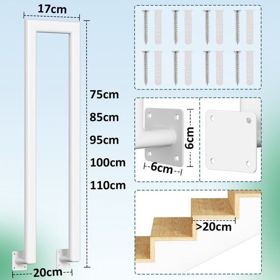 Othmro Rechte pneumatische duw om snel koppelingen 10mm buis OD x 12.75mm mannelijke PC10-02 6pcs te verbinden