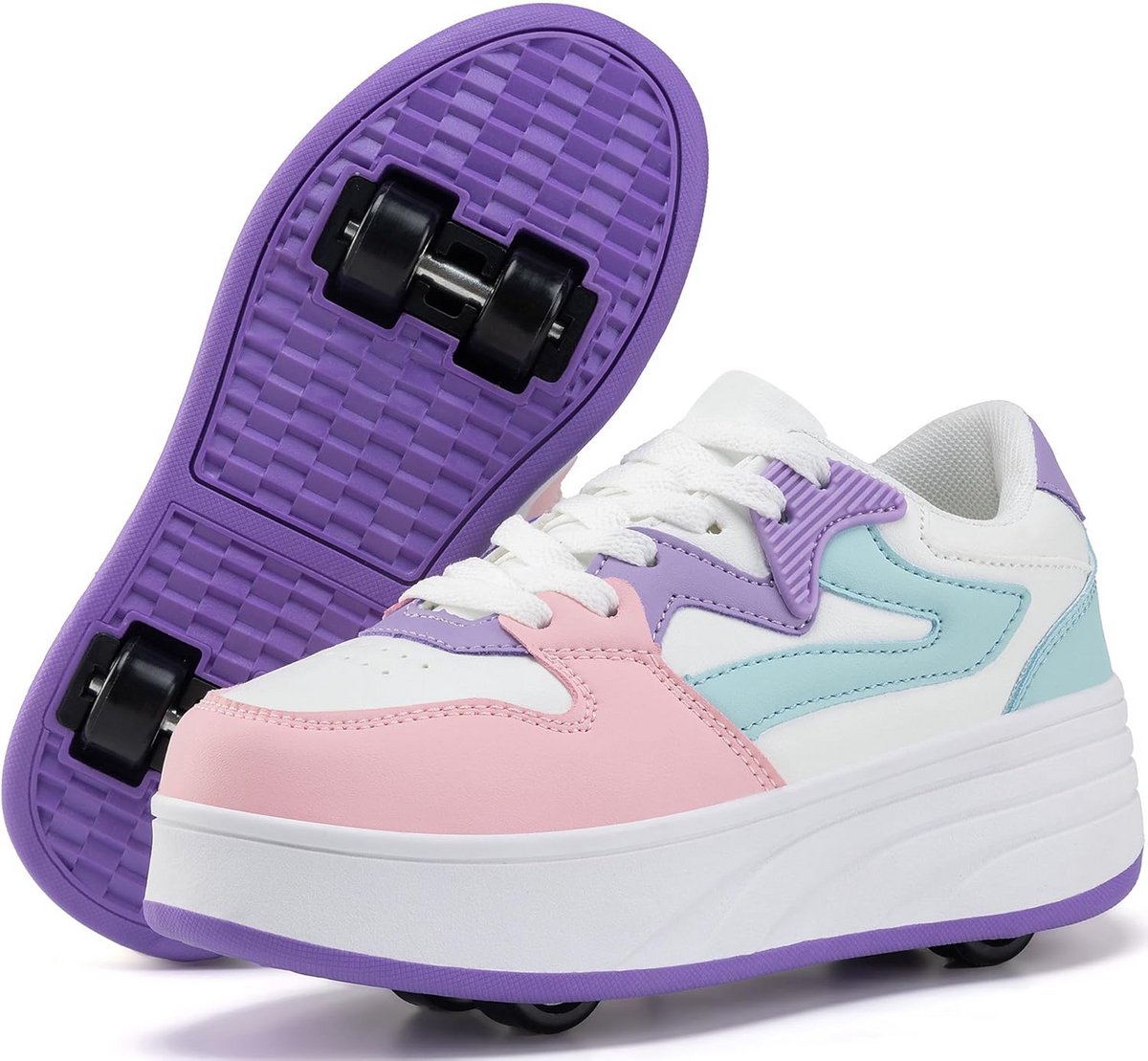 Kindersneakers met Afneembare Wielen - Rol- en Sportschoenen voor Jongens en Meisjes
