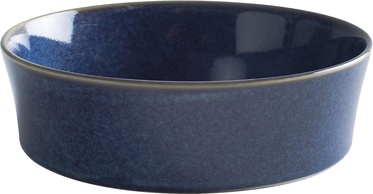 Ronde Ovenschaal Porselein 20 cm - Met de Hand Geglazuurd
