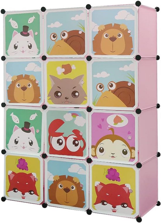 Draagbare Kledingkast Doe-het-zelf Kledingkast Om Kleding Op Te Hangen Modulaire Opbergorganizer Voor Kinderen Met 16 Kubussen 4 Hangrails 123 X 41 X 123 Cm Wit Kledingkast Draagbare Kledingkast Doe-het-zelf Kledingkast Om Kleding Op Te Hangen Modulaire Opbergorganizer Voor Kinderen Met 16 Kubussen 4 Hangrails 123 X 41 X 123 Cm Wit Kledingkast