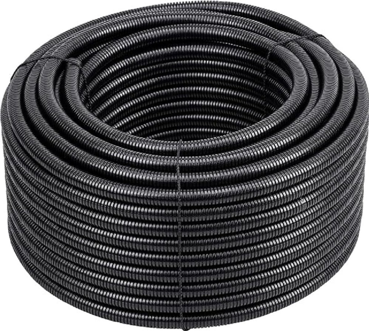 Flexibele Isolatiebuis Zwart 50 Meter - Geschikt voor Holle Wand, Dekvloer of Beton - Medium Belasting