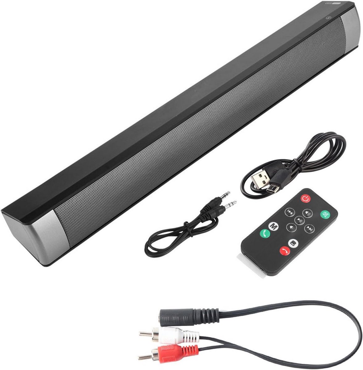 Draadloze Soundbar met Diepe Bas voor Thuisbioscoop - Draadloze - €122,35