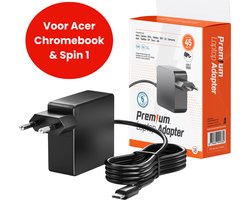 45W USB-C Laptop oplader voor Acer Chromebook en Spin 1 – Alle modellen vanaf 2018 – Kabel + Adapter