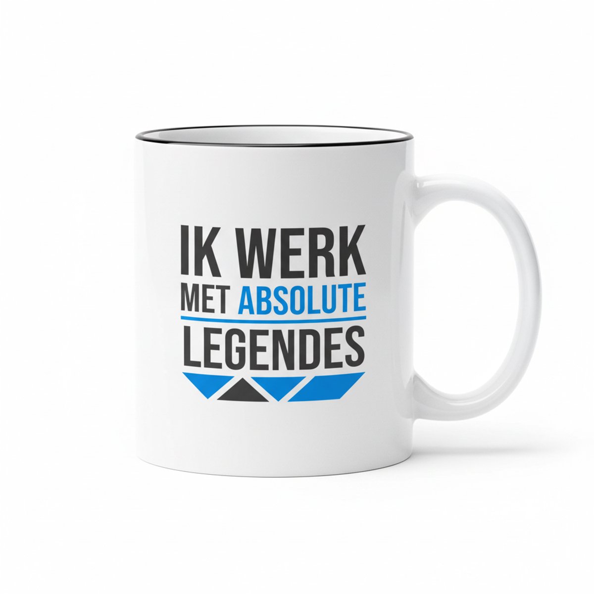 Ik Werk met Absolute Legendes Koffiemok – Grappig Collega Cadeau – Keramische Mok 330 ml