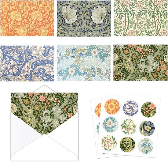 CARD MAKING dubbele blanco Kaarten 10,5 x 15 cm & enveloppen - Pastel papier - set van 50 | Be Creative Shop