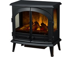 Dimplex Emberly Sfeerhaard Elektrisch - Vrijstaande elektrische haard 2000 watt - 3-zijdig glas - Optiflame LED vlambeeld - ventilatorkachel & thermostaat - Bedienbaar via Bluetooth app of afstandsbediening