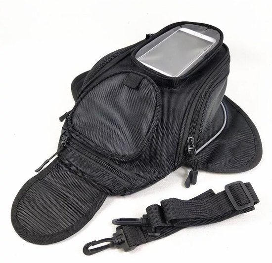 CHIWIN Motorfiets Tanktas - Motorfiets Accessoires - Geschikt voor Dames en Heren - Grote Opbergcapaciteit - Universele Pasvorm - Met Draagriem