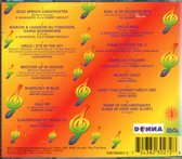 CD hoes met lijst van nummers. Grote getallen markeren de nummers.