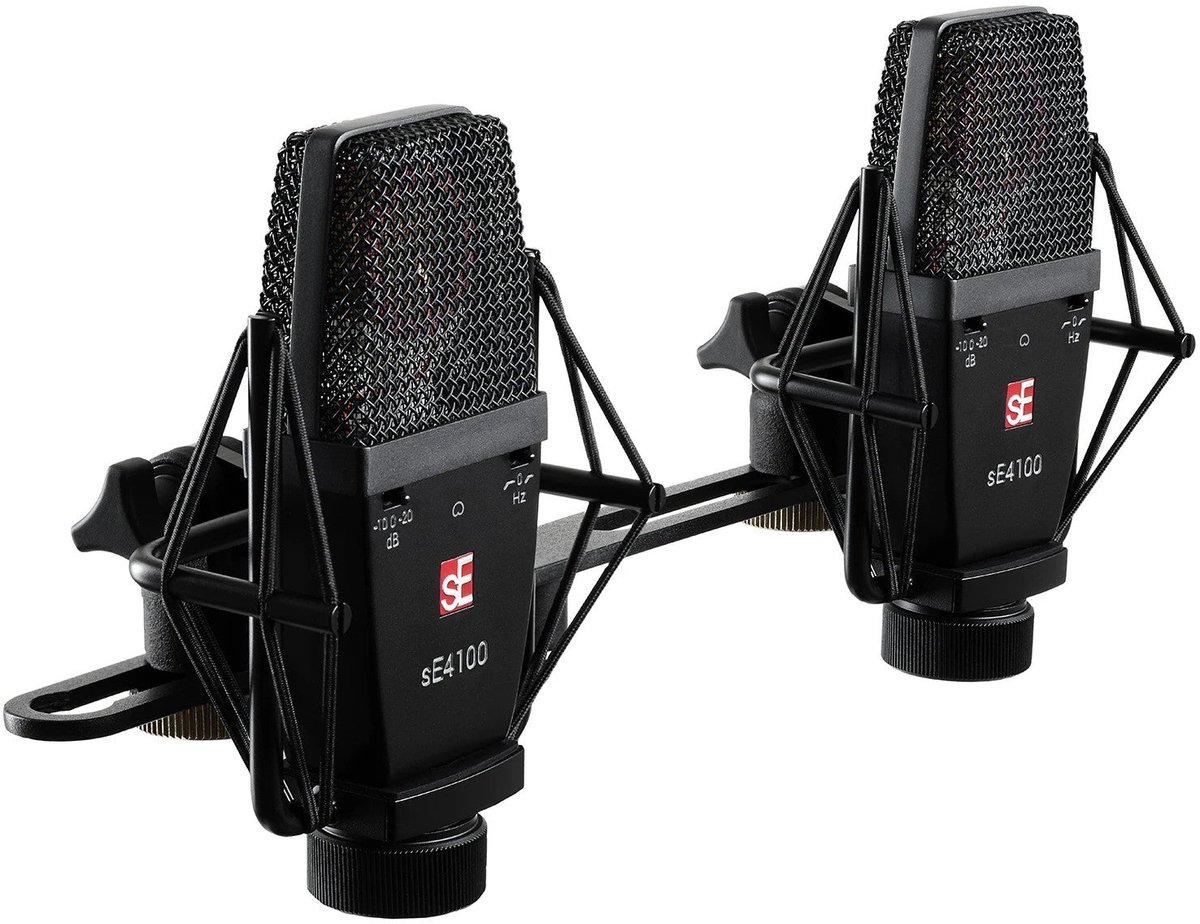SE Electronics SE4100P grootmembraan condensatormicrofoon (set van 2)