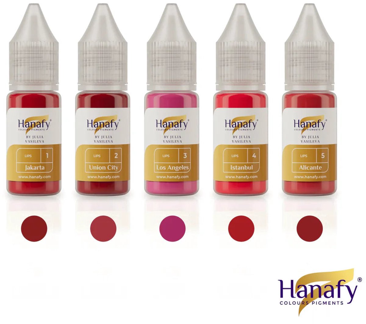 Hanafy Set Passion Palette Lips by Julia Vasileva