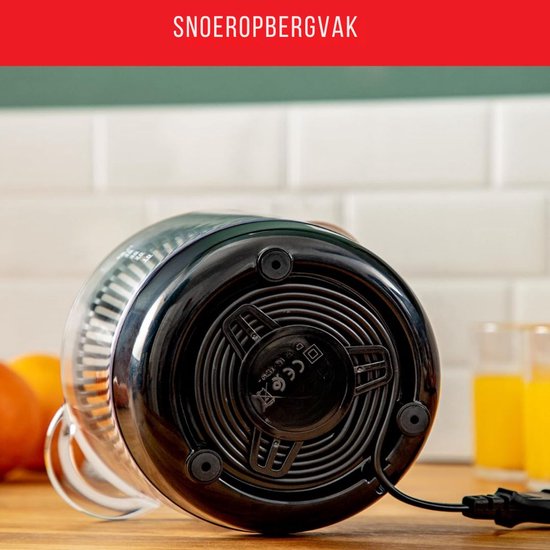 SNJY® Sinaasappelpers - Citruspers - Fruitpers - 25 W - 450 ml - Zwart van Merkloos — afbeelding 2