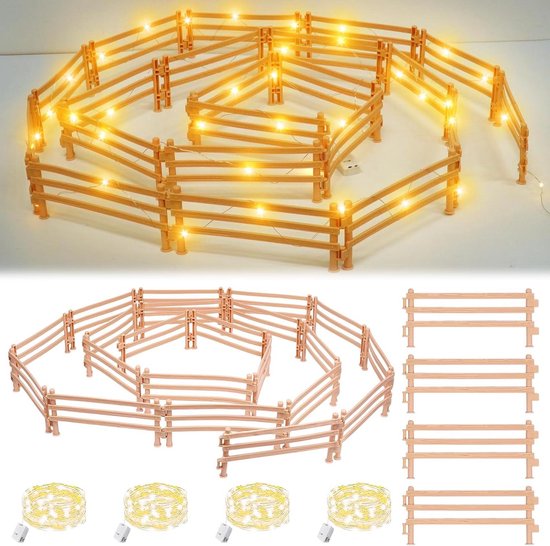 10 stuks mini houten ladders doe-het-zelf micro-landschapsdecoratie 7