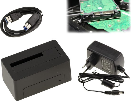 Docking station USB 3.0 SATA HDD 2.5 3.5 Functie de clona, Digitus