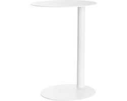 Ronde bijzettafel easyDesk® van staal, Ø 400 x H 570 mm, wit