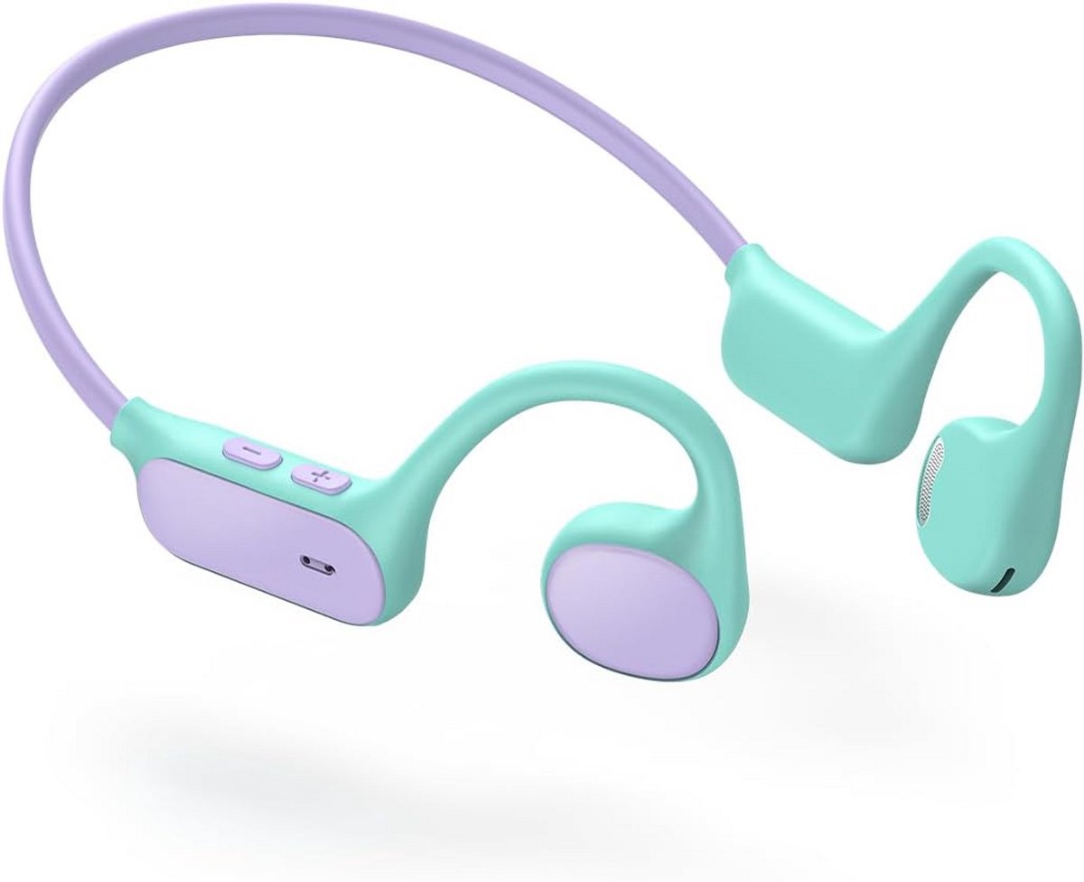 Kinder Koptelefoon Beengeleiding Open Oor Veilig Draadloos Bluetooth IPX5 Waterdicht Lichtgewicht