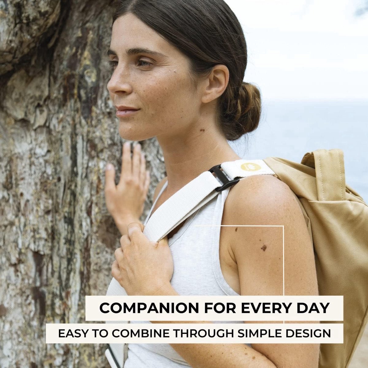 Stunq® yogatas van biologisch katoen, eerlijk & ecologisch geproduceerd, grote tas voor yogamat met extra veel ruimte, voor yogamatten & yoga-accessoires