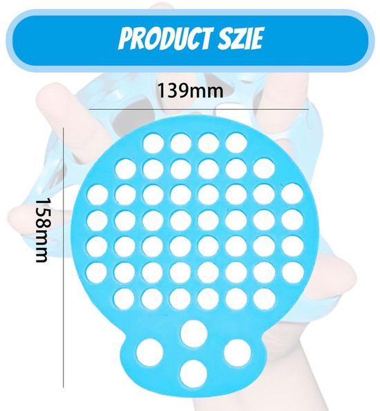 6 Pcs Silicone Finger Stretcher Kit Hand Extensor Exerciser Flower Shape and Finger Strengthener Bands Trapezoid Used to Strengthen Wrist Forearm and Finger Muscles Improve Joint Inflammation